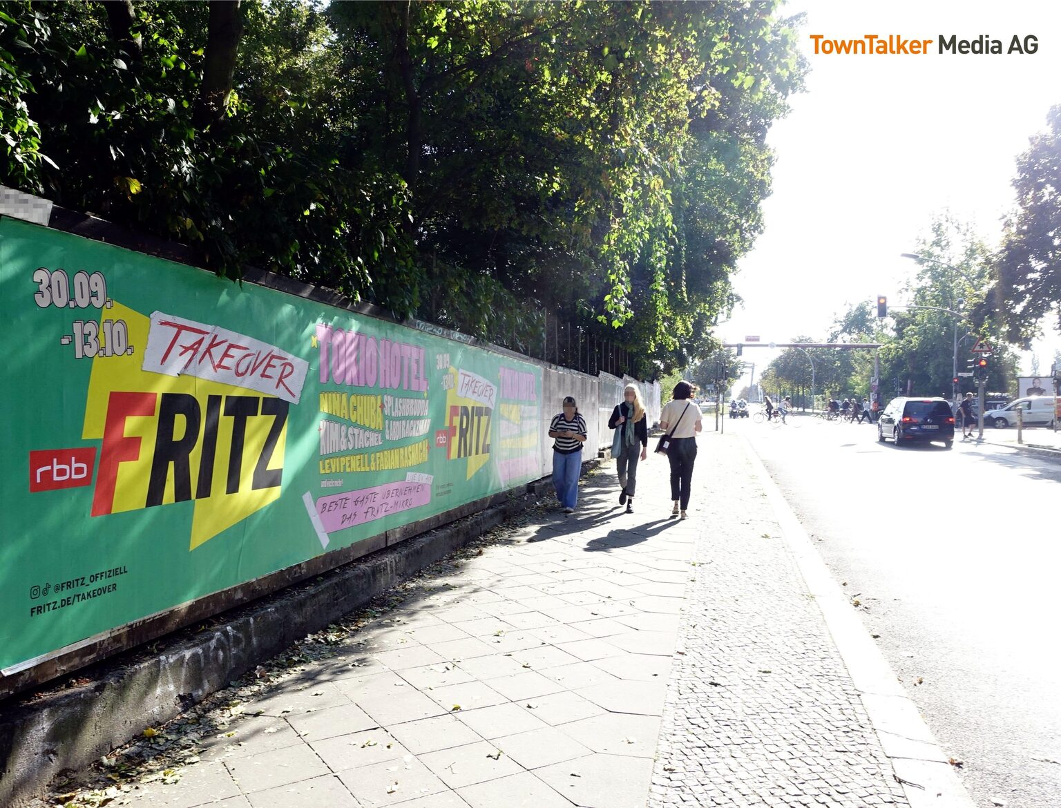 StreetFence Berlin rbb Fritz-Takeover