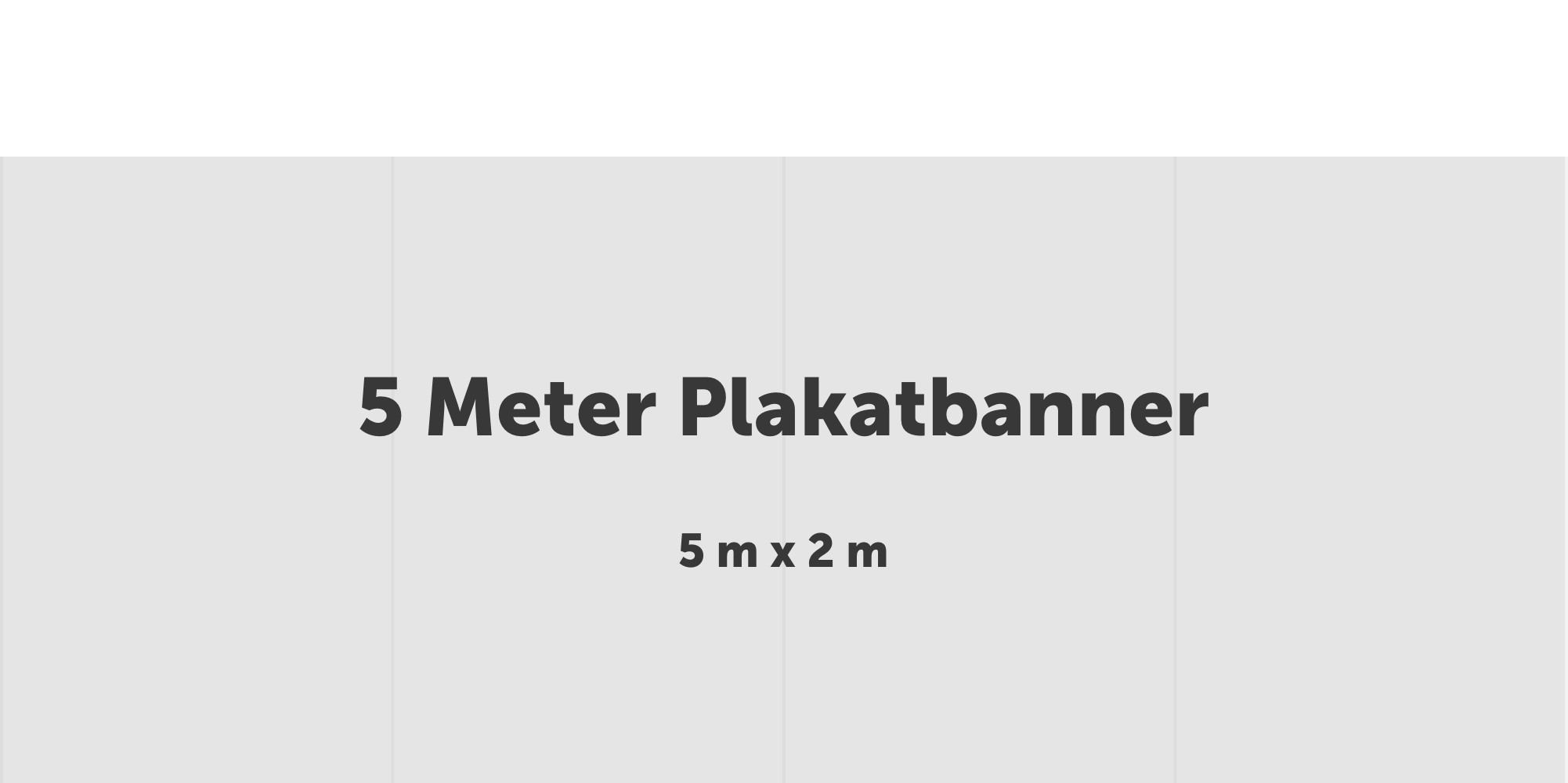 Darstellung des Formats für Werbung auf einem 5 Meter breiten und 2 Meter hohem Plakatbanner in Berlin und Köln